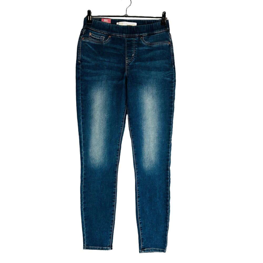 New Signature By Levi Strauss & Co. Womans Sz 6L Long Pull-On Super Skinny Jeans